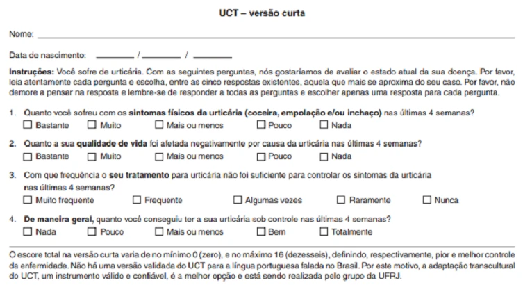 questionário - UCT
