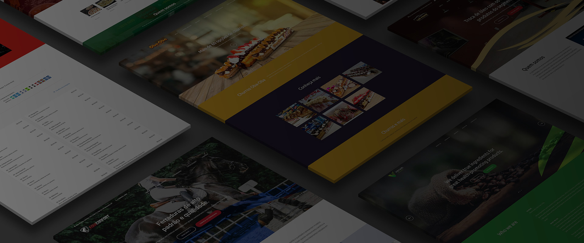 Você não precisa criar seu site.<br />Nós criamos pra você.