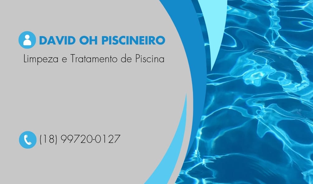 DAVID OH PISCINEIRO - Limpezas e Tratamento de Piscinas