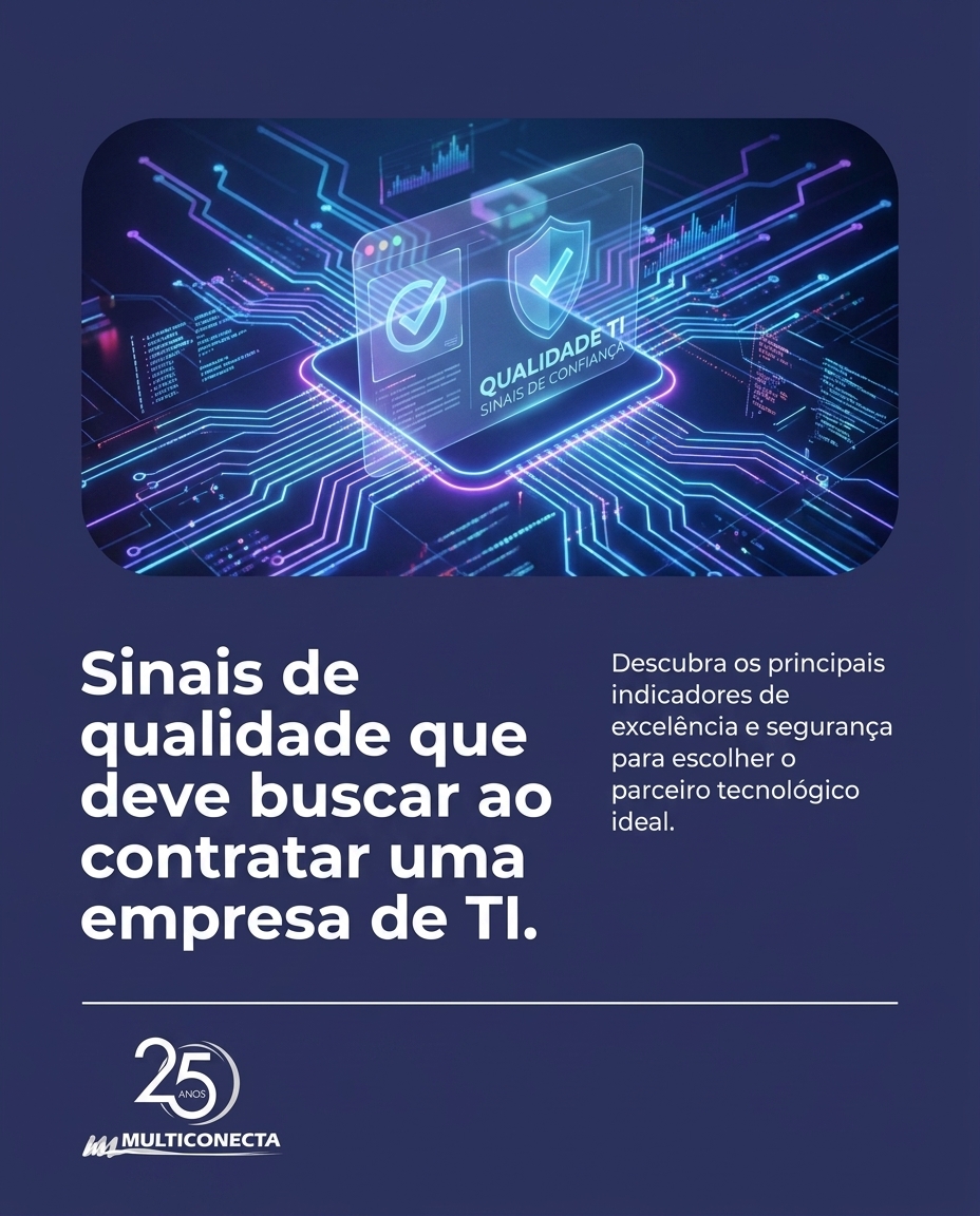 Sinais de qualidade que você deve buscar ao contratar uma empresa de TI.