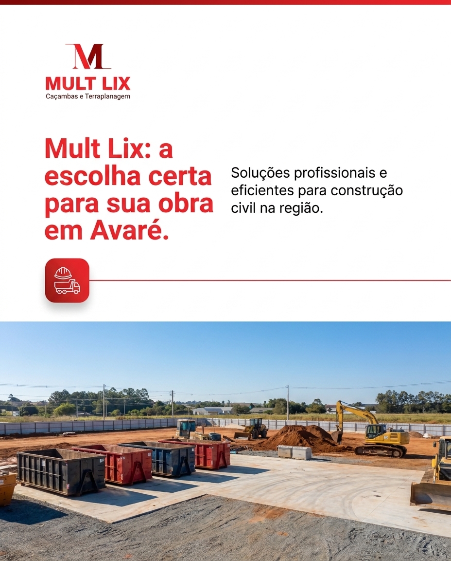 Mult Lix: a escolha certa para sua obra em Avaré