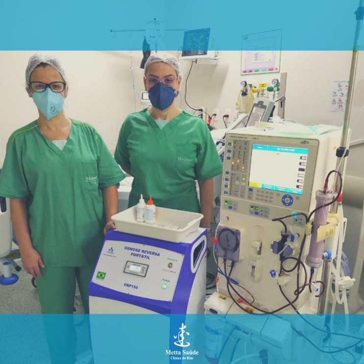 Hemodiálise na Unidade de Atendimento Pacientes Críticos da Unimed Foz do Iguaçu