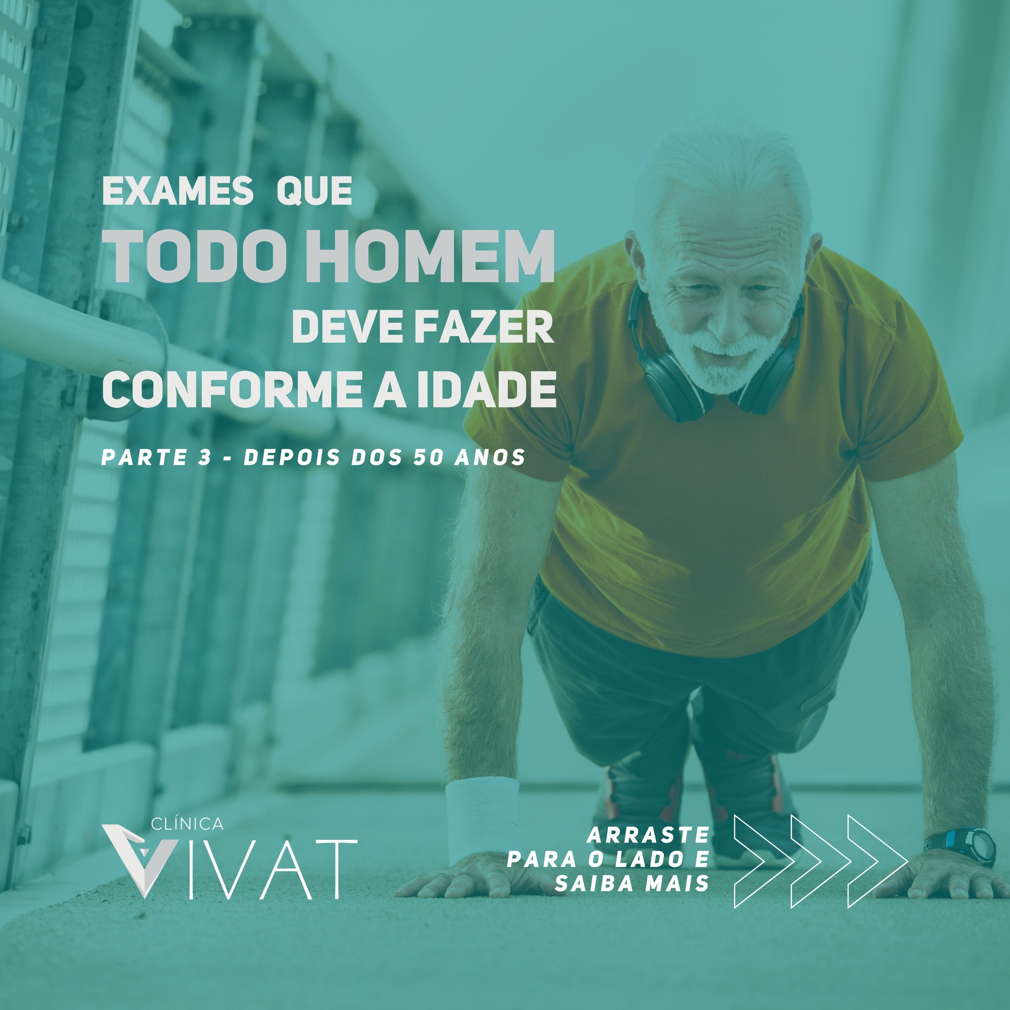 Exames que todo homem deve fazer depois dos 50 anos