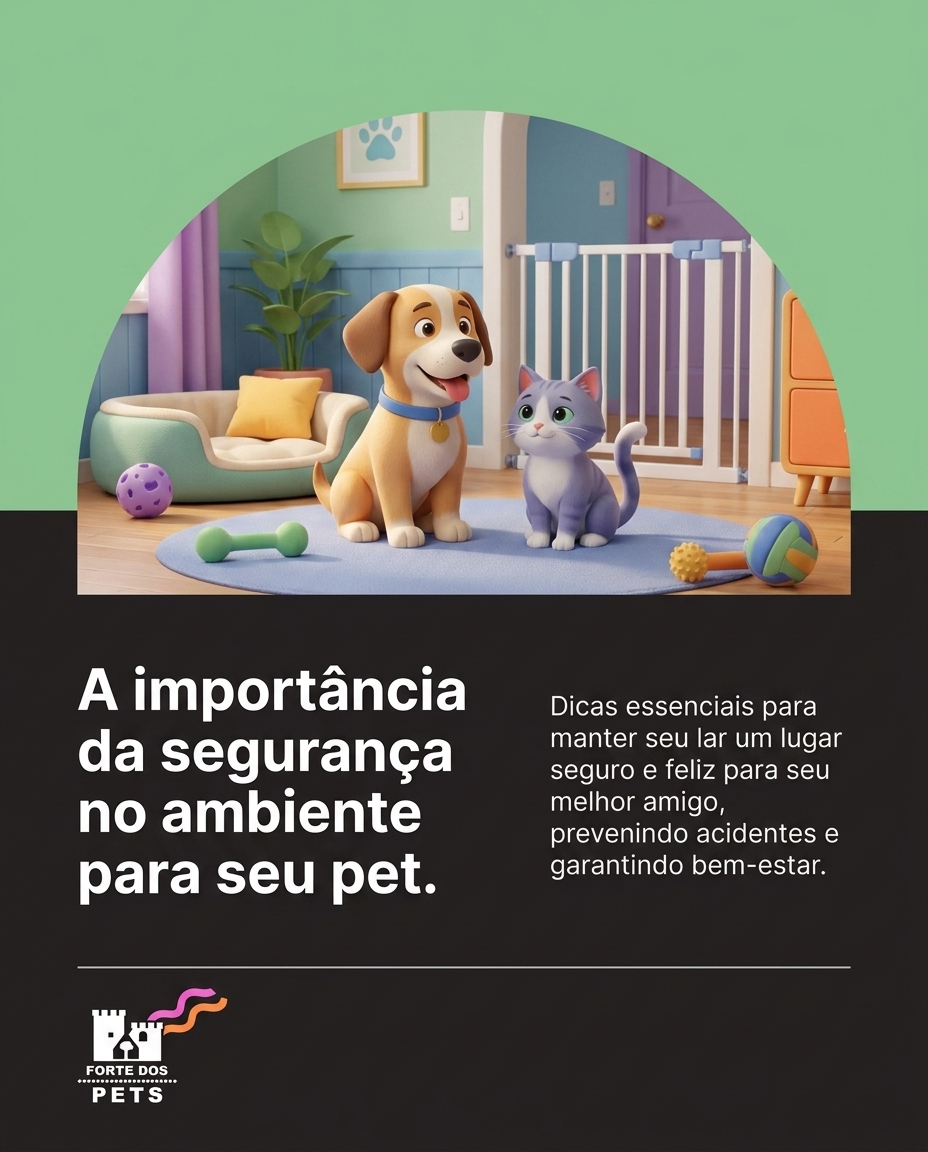 A importância da segurança no ambiente para seu pet