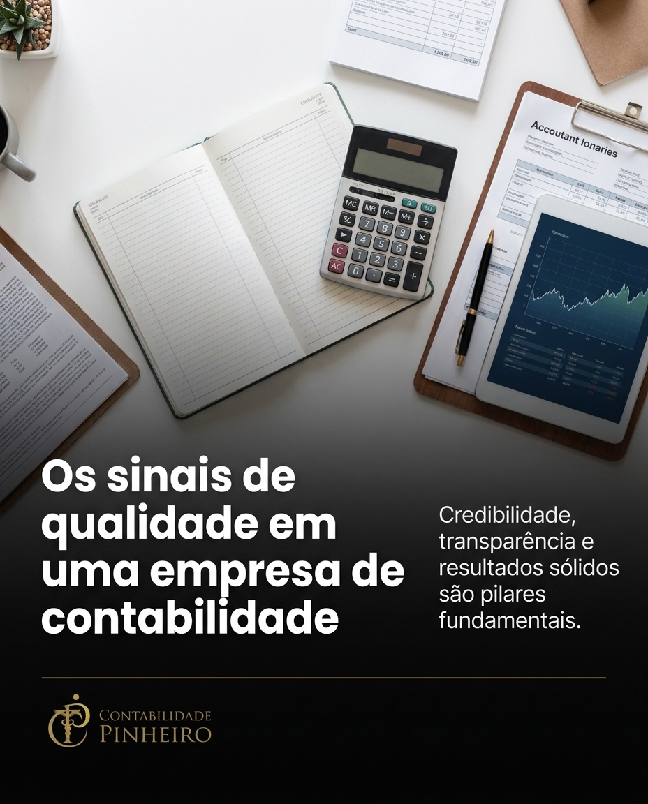 Os sinais de qualidade em uma empresa de contabilidade