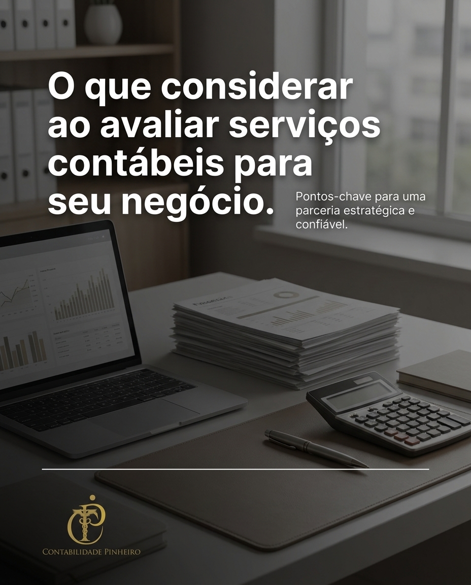 O que considerar ao avaliar serviços contábeis para seu negócio