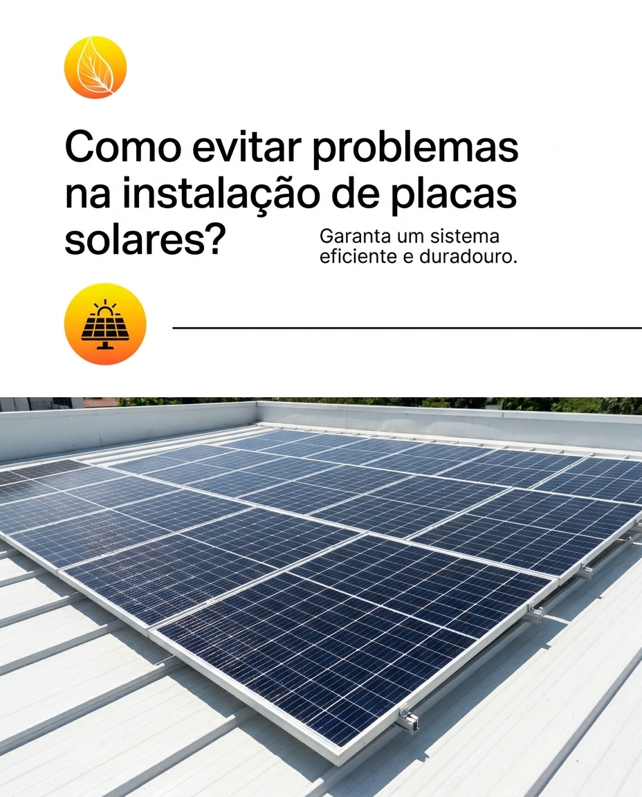 Como evitar problemas na instalação de placas solares?
