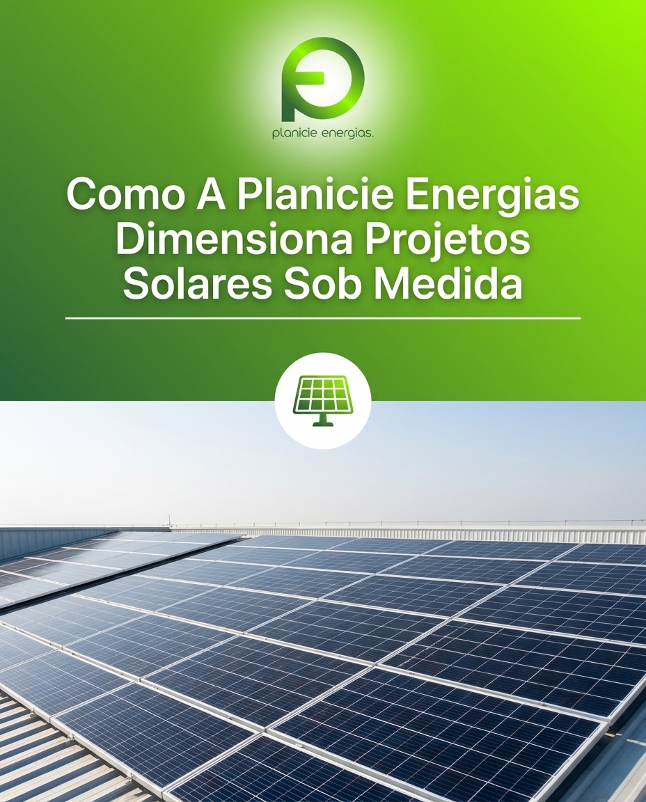 Como A Planicie Energias Dimensiona Projetos Solares Sob Medida