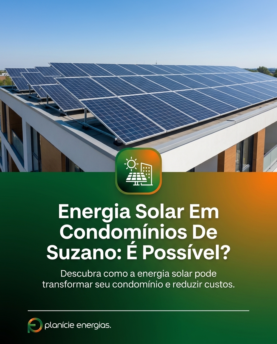 Energia Solar Em Condomínios De Suzano: É Possível?