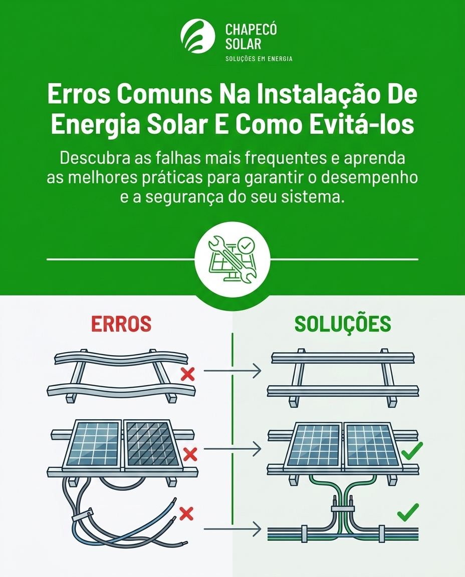 Erros Comuns Na Instalação De Energia Solar E Como Evitá-los
