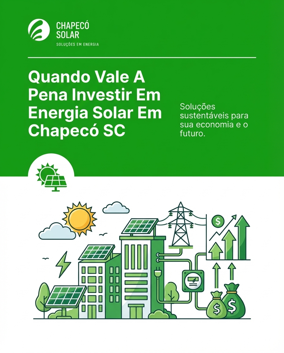 Quando Vale A Pena Investir Em Energia Solar Em Chapecó SC