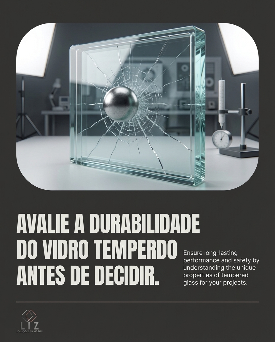 Avalie a durabilidade do vidro temperado antes de decidir