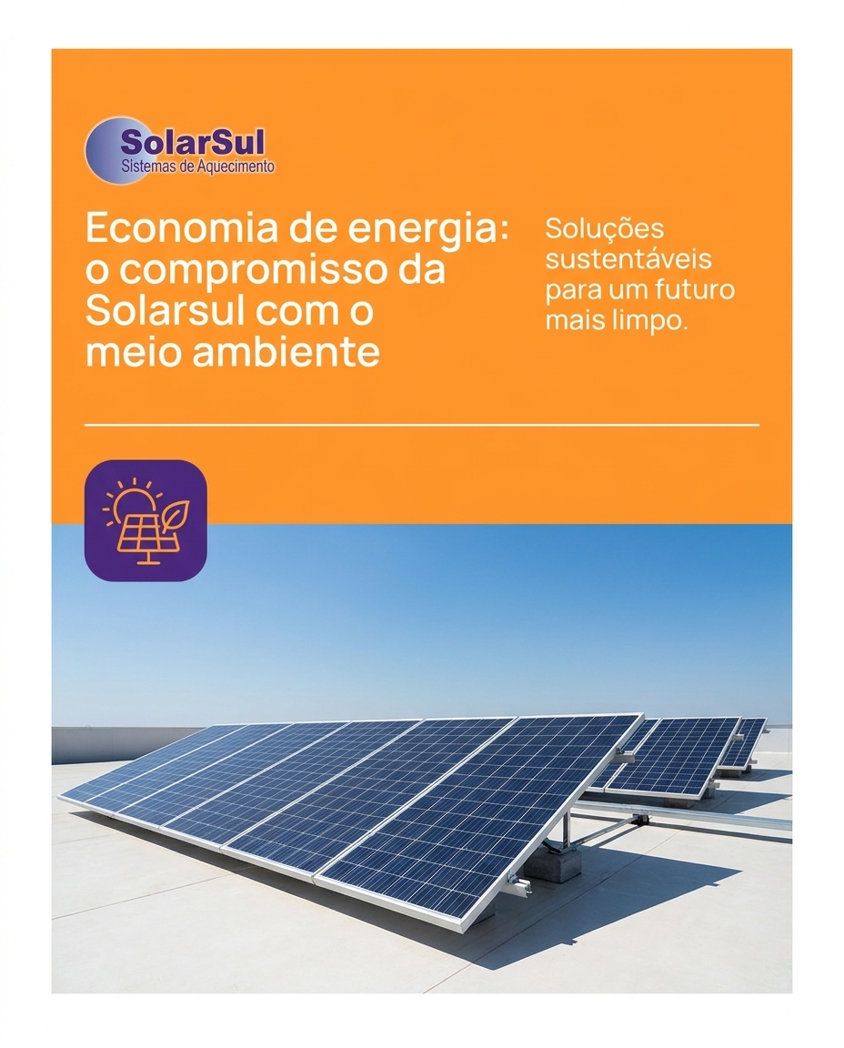 Economia de energia: o compromisso da Solarsul com o meio ambiente