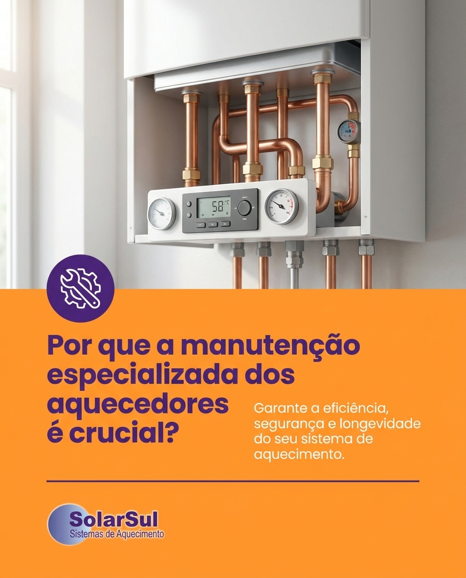 Por que a manutenção especializada dos aquecedores é crucial?