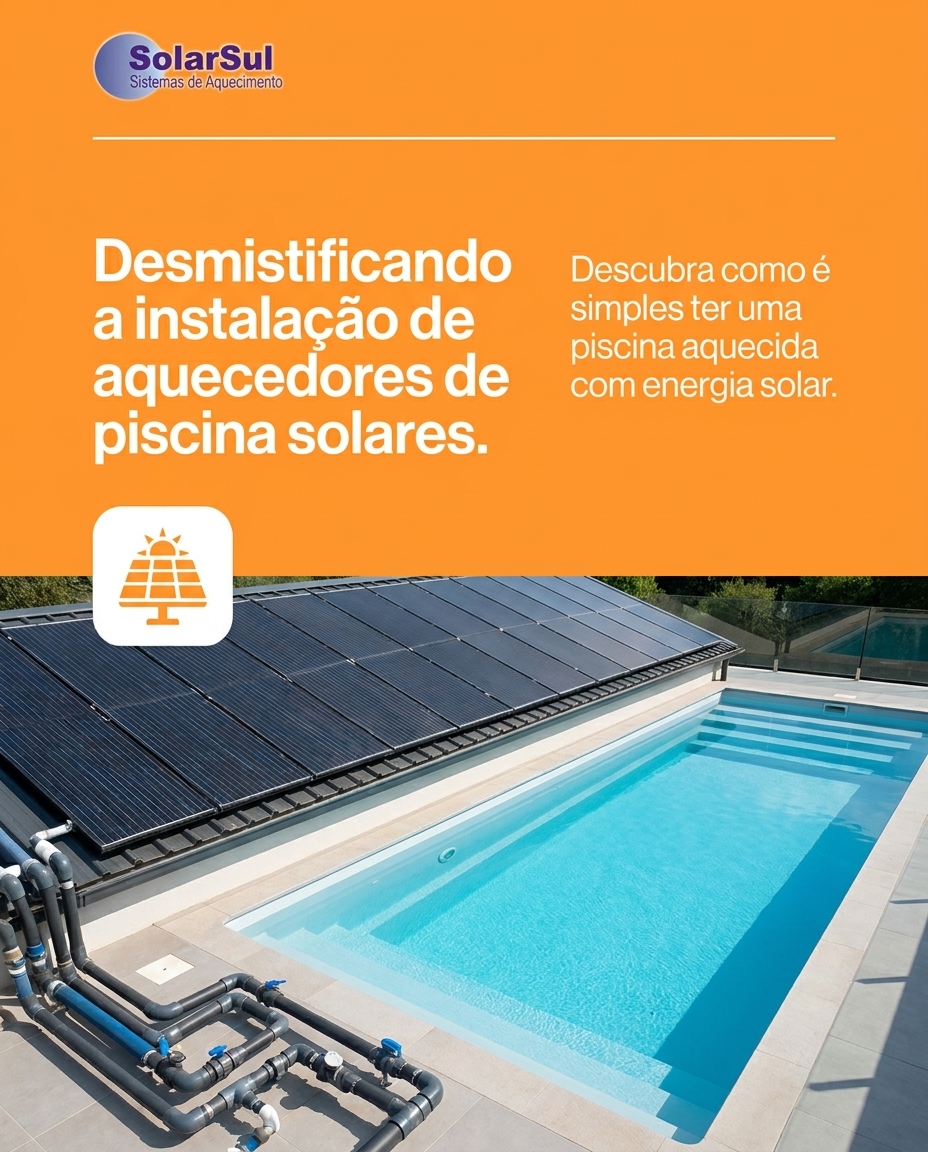 Desmistificando a instalação de aquecedores de piscina solares