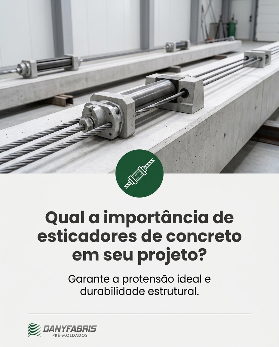 Qual a importância de esticadores de concreto em seu projeto?